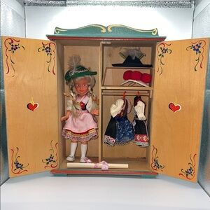 Dora Kuhn doll with wardrobe and outfits